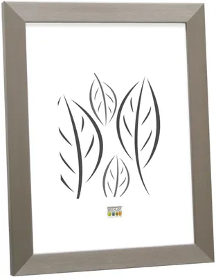 Produktbild von Deknudt S41VD1 Rahmen aus Kunststoff, silberfarben, 21 x 29,7 cm, DIN A4