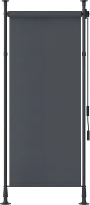Produktbild von Outsunny Senkrechtmarkise, 120 x 220-310cm Balkonsichtschutz mit Sonnenschutz