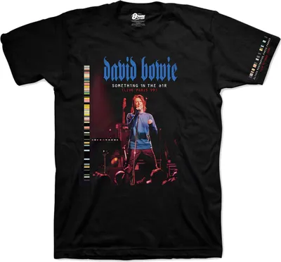 Produktbild von David Bowie - "Live In Paris" T-Shirt für Herren/Damen Uni RO3171 (L) (Schwarz)