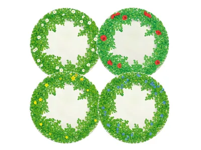 Productafbeelding van Taitù Prati Italiani - Platte borden, 27 cm, set van 4 stuks