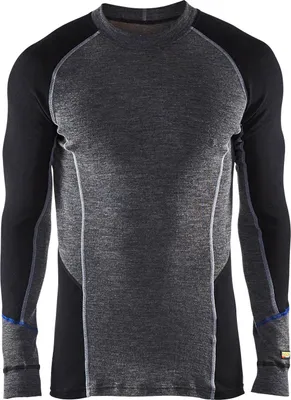 Produktbild von Blakläder Unterhemd warm 4897 1732 in grau/schwarz, Größe:S