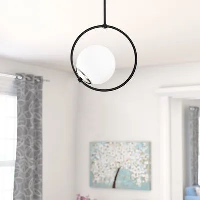 Produktbild von Opviq, Dolunay - 3901, Kronleuchter, Schwarz, Metall, 26 x 15 x 39 cm