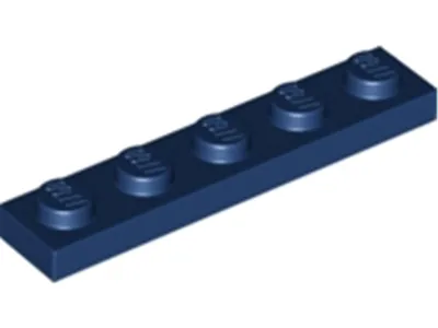 Produktbild von Lego® 1x5 Platte 78329 - 250 Stück Dunkelblau