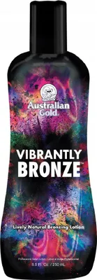 Image de Australian Gold Vibrantly Bronze Lait Autobronzant Visage & Corps, Parfum Tropical, Effet Immédiat et Progressif, 237 ml