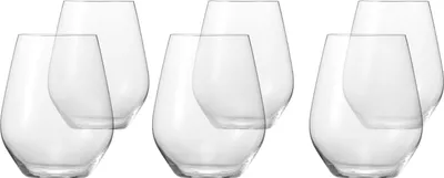 Obrázok produktu pre Spiegelau 6-dielna univerzálna súprava pohárov, krištáľové sklo, 460 ml, Authentis Casual, 4800291