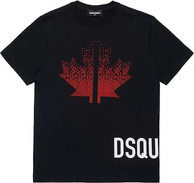 Produktbild von Dsquared2 Kids Dq2537 Kurzarm-t-shirt Schwarz 4 Years Schwarz 4 Years