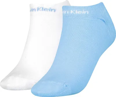 Produktbild von 2er Pack Calvin Klein Gripper Sneakersocken Damen 005 - light blue