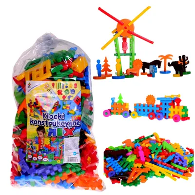 Produktbild von Mejpol Waffelbausteine MIX 110 Konstruktionsspielzeug