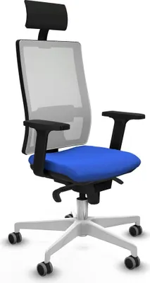 Image de Chaise de bureau Piqueras y Crespo 2D026G1, couleur bleu