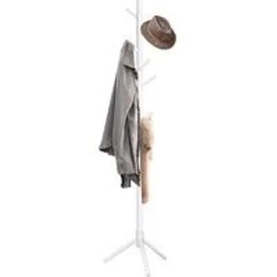 Image de Portemanteau en bois blanc, 180 cm