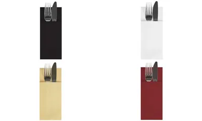 Produktbild von Papstar 87907, Weiß, Einfarbig, 55 g/m², 330 mm, 400 mm, 8,5 cm