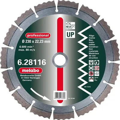 Produktbild von Metabo Diamant-Trennscheibe professional UP / Universal