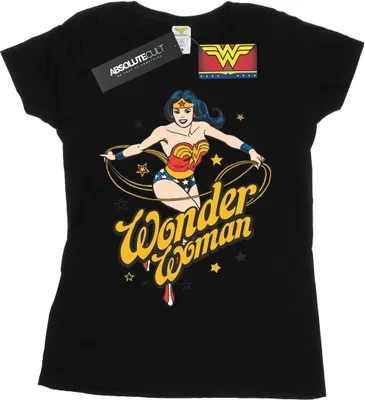 Produktbild von DC Comics - T-Shirt für Damen BI45016 (XXL) (Schwarz)