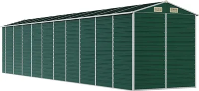 Obrázok produktu pre vidaXL Záhradný prístrešok zelený 191x895x198 cm Pozinkovaná oceľ