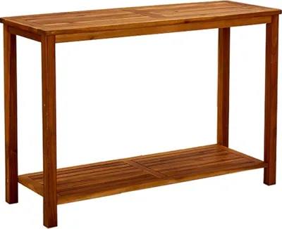 Produktbild von Garten Konsolentisch 110x40x75 cm Massivholz Akazie