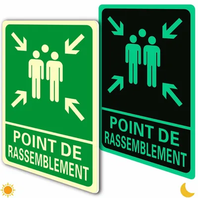 Immagine prodotto di Solidchoice - Set di 2 cartelli di sicurezza fluorescenti, adatti per interni ed esterni