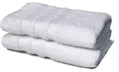 Zdjęcie produktu dla Zestaw 2 ręczników pod prysznic LOVELY HOME, 70x140 cm, 100% bawełna, 500 g/m², białe