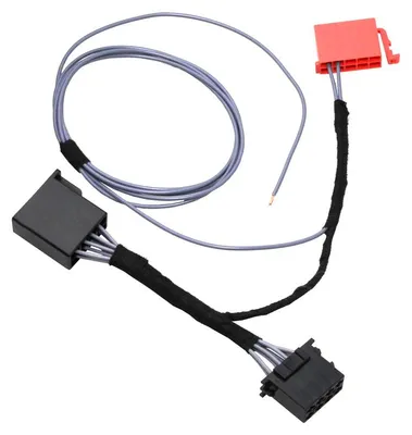Für Nachrüstung VW MCD Original Kufatec Adapter Kabel Stecker ISO in der Farbe von KUFATEC GmbH & Co. KG