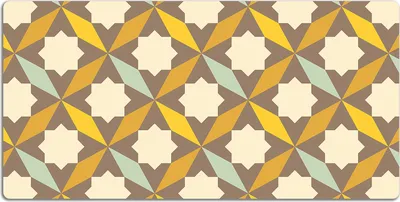 Produktbild von Schreibtischmatte Tischunterlage 90x45 cm Mauspad - Retro-Muster