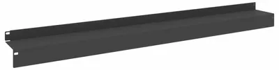 Obrázek produktu pro vidaXL Ochranné hranoly pro trávník, 10 kusů, 100 x 10 x 8 cm, ocel, černá barva