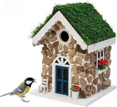 Productafbeelding van Famanu Vogelhuis, decoratief - Ophangbaar voor tuin en balkon