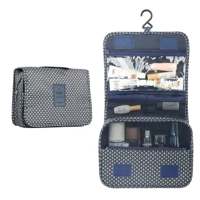 Produktbild von Kulturbeutel, Kosmetiktasche, Kulturbeutel mit Griff, wasserdichte Aufbewahrungstasche, Damen, Herren, Reise, Camping, Outdoor(Stil 3)