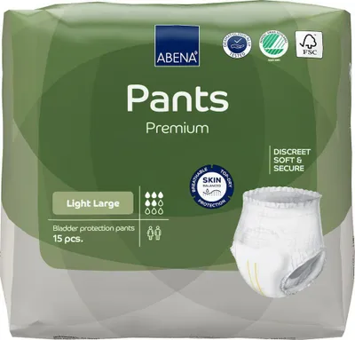 Produktbild von Abena Pants Light, Größe L (15 Stück)