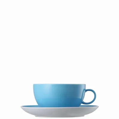 Produktbild von Cappuccinotasse 2-tlg. - Sunny Day Waterblue / Blau - Thomas - 10850-408530-14670