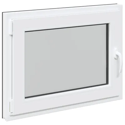 Immagine prodotto di vidaXL Finestra da cantina RISOR 80 x 50 cm in PVC e vetro, antracite