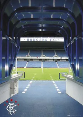Produktbild von Fußball - Poster - Rangers, ibrox Tunnel