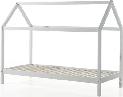 Produktbild von Vipack Dallas 2 Hausbett 90 x 200 cm Liegefläche, Weiß Weiß