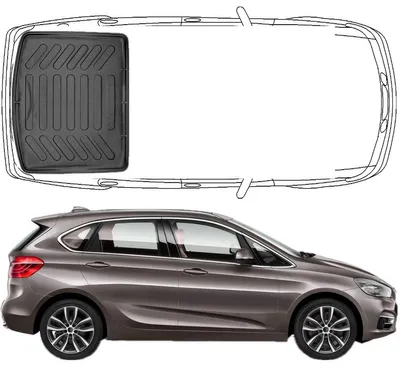 Produktbild von Trimak  BMW 2 F45 Active Tourer (2014 - 2021) Kofferraummatte Kofferraumwanne