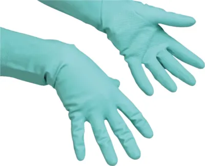 Obrázek produktu pro vileda® PROFESSIONAL 174361 vileda® PROFESSIONAL unisex gumové rukavice Multipurpose – jemné, zelené, velikost S, 1 pár
