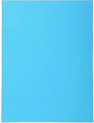 Produktbild von Exacompta 5x Pack 100 Aktendeckeln Recycling A4 - Intensivblau - 410010E