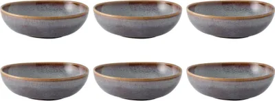 Zdjęcie produktu dla by Villeroy & Boch Lave Beige Zestaw 6 miseczek na płatki śniadaniowe beżowy D. 17cm 500ml Ste