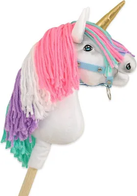 Produktbild von Hobbypferd Einhorn - Hobbypferd - Handgefertigt, weicher Plüsch, -