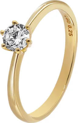 GLIZZ GL8668 Damenring mit Diamant 0,25 ct. Gold 333/8K Brillantring 1