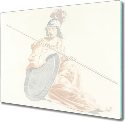 Produktbild von Coloray Hackbrett Herdabdeckplatte 60x52 cm Küchenbrett Kochplattenabdeckung Schneidebrett - Griechenland traditionelle