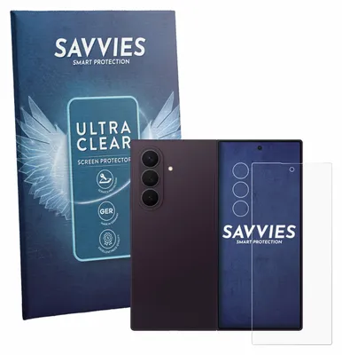Produktbild von 18x Für Samsung Galaxy Z Fold 8 Ultra (Display+Kamera) Schutzfolie Savvies Displayschutz Display Schutz Folie Klar Transparent