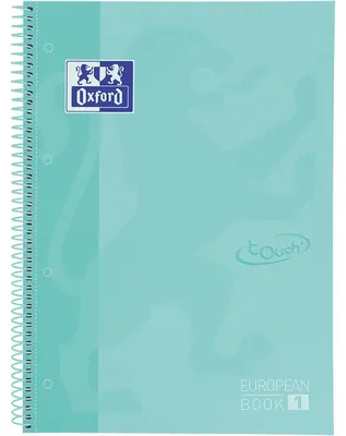 Produktbild von Oxford 400138326, Einfarbig, Mintfarbe, A4+, 80 Blätter, Liniertes Papier, Hardcover