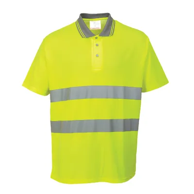 Image de Portwest S171 Baumwoll Komfort Poloshirt Yellow Gr. XXXL