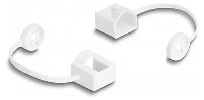 Obrázok produktu pre Staubschutz für RJ45 Stecker mit Befestigungsclip 50er Set farbig