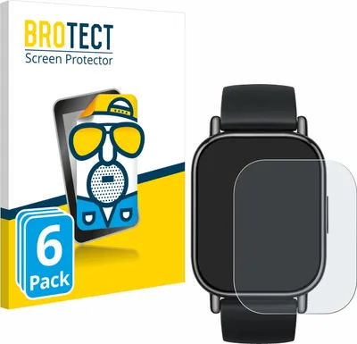 Produktbild von 6x BROTECT Schutzfolie für Xiaomi Redmi Watch 5 Lite Displayschutz Displayschutzfolie Folie Matt Entspiegelungsfolie