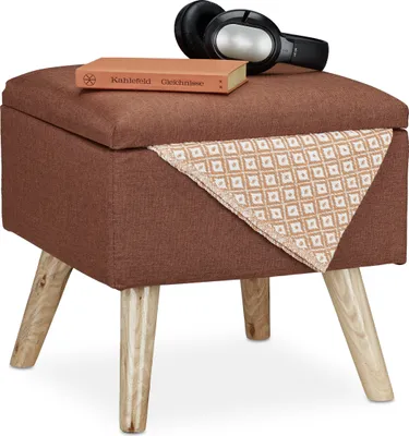 Produktbild von relaxdays Stolička s úložným priestorom 10029605_93 hnedá