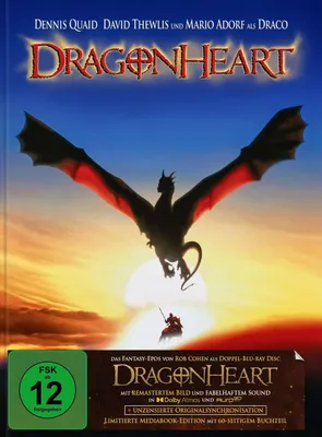 Produktbild von Dragonheart Remastered Mediabook Edition, 2 Discs