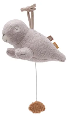 Productafbeelding van Jollein Muziekdoosje Babyzeehond - Deepsea - Zeehond muziekfiguur - Geschikt voor jongens en meisjes