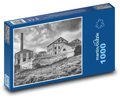 Obrázok produktu pre Puzzle 1000 Opustená továreň v hmle - martinpuzzle