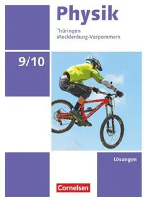 Obrázok produktu pre Physik 9./10. Schuljahr Ausgabe A. Thüringen/Mecklenburg-Vorpommern - Lösungen zum Schülerbuch