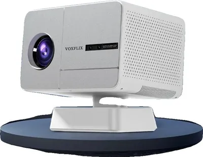Image de Projecteur, 1920x1080 ppp, 1200 lumens ANSI, rapport de contraste 15000:1, distance de projection de 3 à 5 mètres, supporte jusqu'à 300 pouces