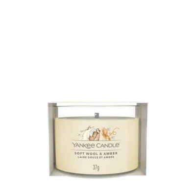 Produktbild von Yankee Candle Soft Wool & Amber, Rund, Beige, Bernstein, 10 h, 1 Stück(e)